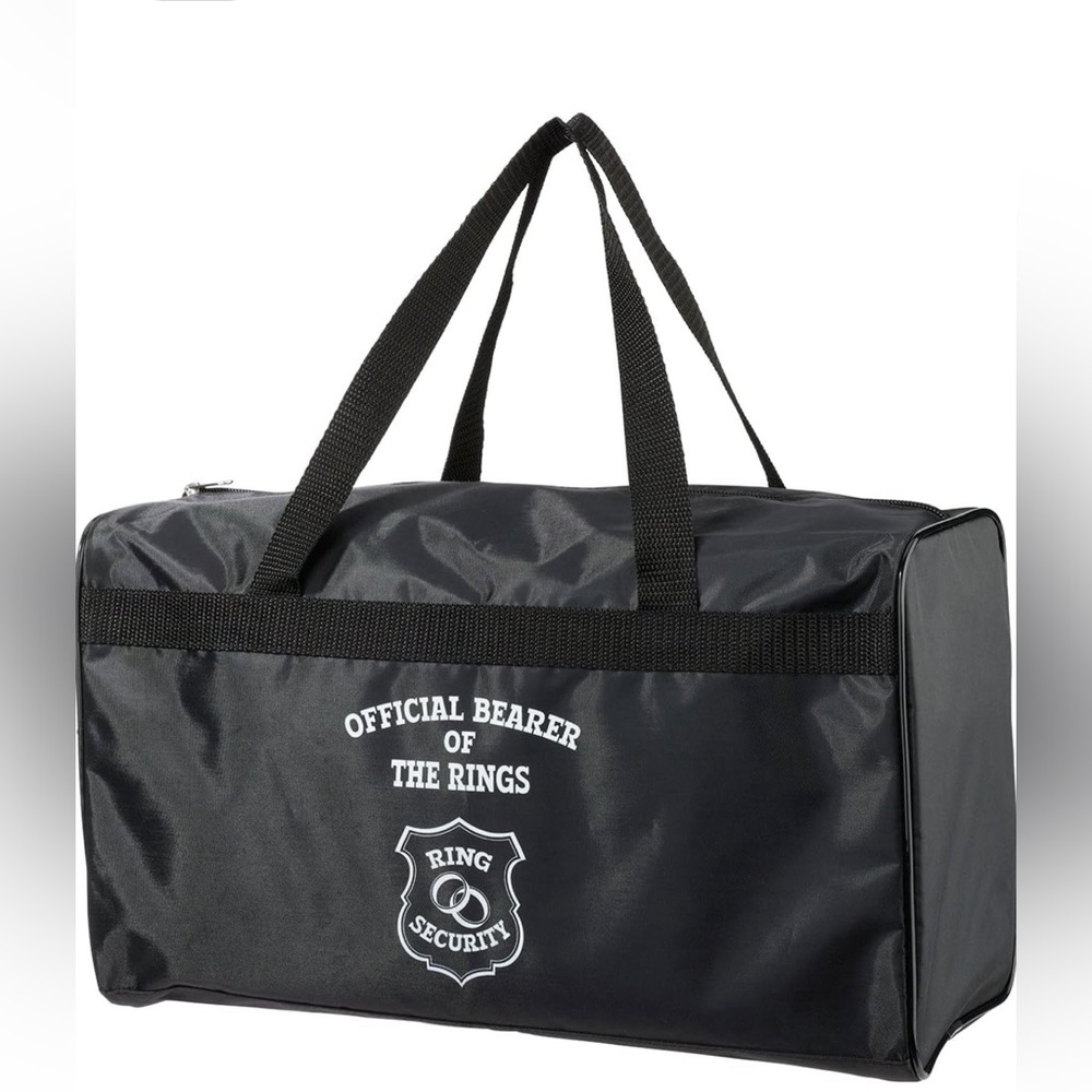 BRAND NEW w/ tags Lillian Rose ring bearer black  duffle bag